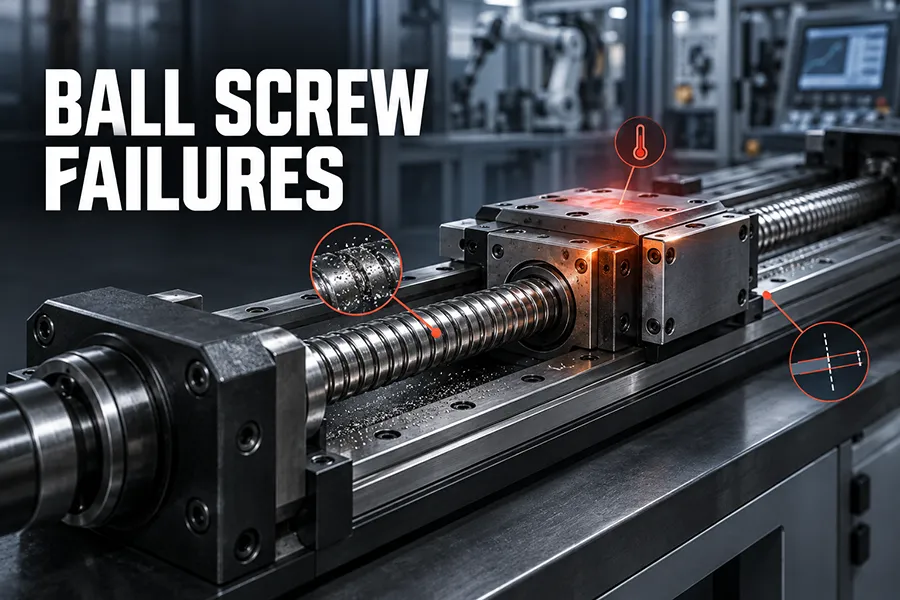 90% of ball screw failures are caused by these mistakes